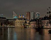 Hofvijver met Torentje, Den Haag : Den Haag, Hofvijver, avond, avondfotografie, torentje